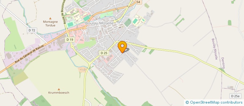 localisation de l'entreprise 2GM à BOULAY-MOSELLE