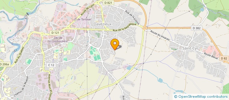 localisation de l'entreprise 2GMJL  DAVEZIEUX