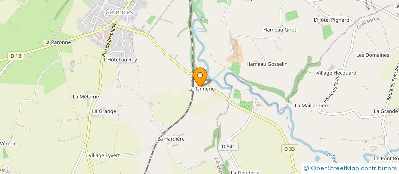 localisation de l'entreprise 2GMV  CERENCES