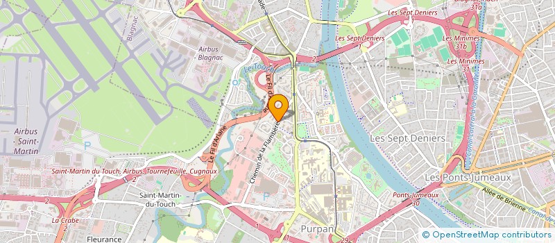 localisation de l'entreprise 2GO à BLAGNAC