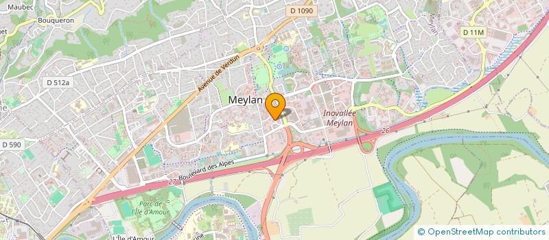 localisation de l'entreprise 2GO INFORMATIQUE à MEYLAN