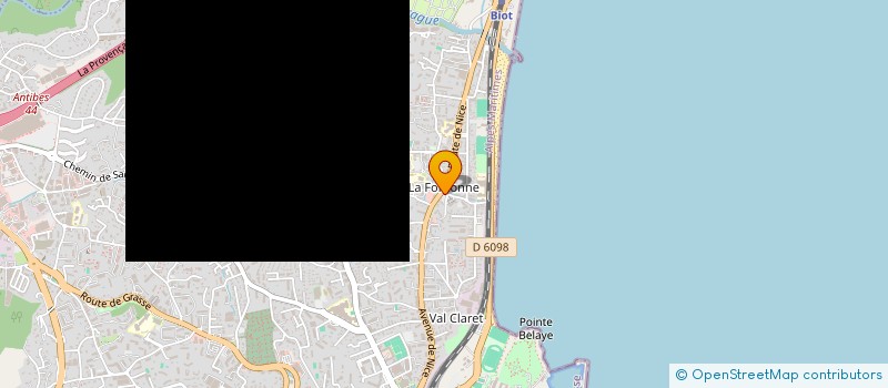 localisation de l'entreprise 2GPG à ANTIBES