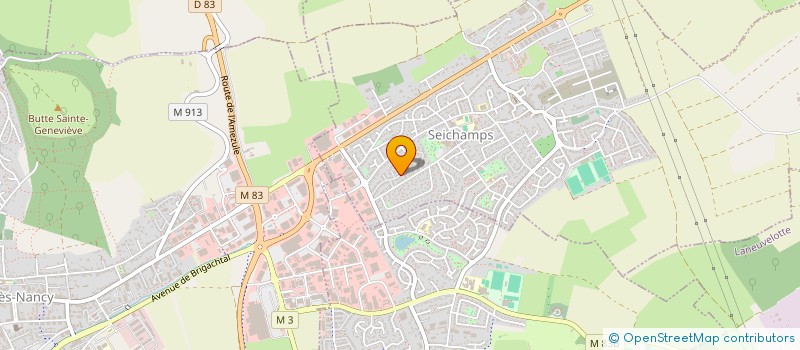 localisation de l'entreprise 2GS  SEICHAMPS