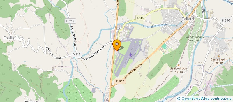 localisation de l'entreprise 2GS  TALLARD