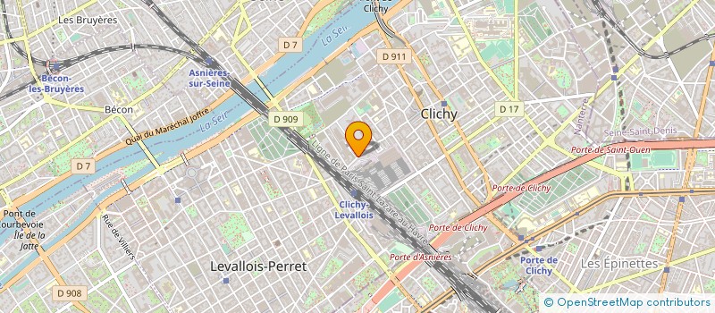 localisation de l'entreprise 2GUYS1TV  CLICHY