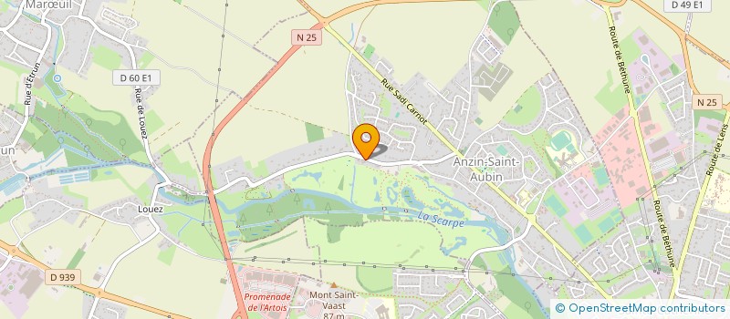 localisation de l'entreprise 2H  ANZIN-SAINT-AUBIN