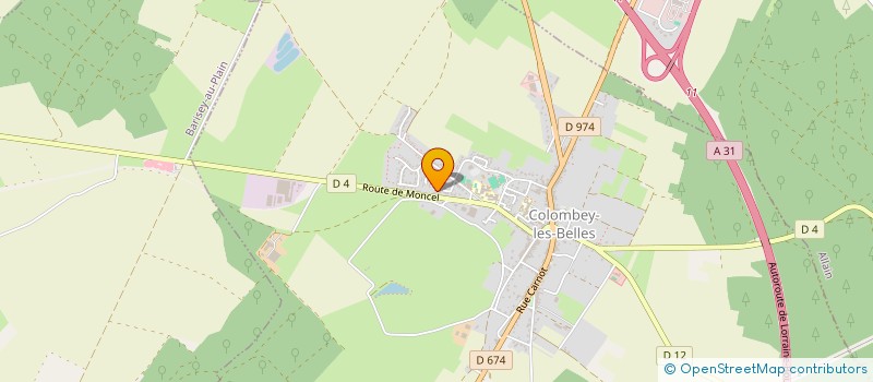 localisation de l'entreprise 2H  COLOMBEY-LES-BELLES