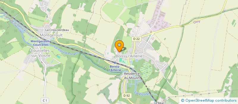 localisation de l'entreprise 2H à BOISSY-L'AILLERIE