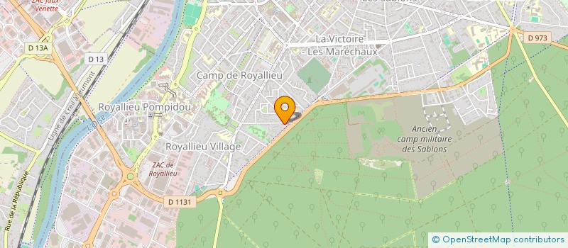 localisation de l'entreprise 2H  COMPIEGNE