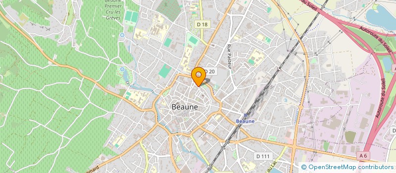 localisation de l'entreprise 2H COMPANY à BEAUNE