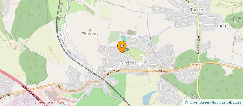 localisation de l'entreprise 2H CONSEILS  FAREBERSVILLER