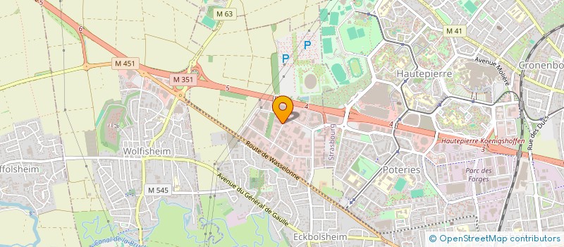 localisation de l'entreprise 2H DESIGN  ECKBOLSHEIM