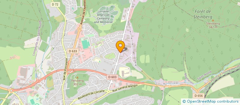 localisation de l'entreprise 2H FORMATION  SAINT-AVOLD