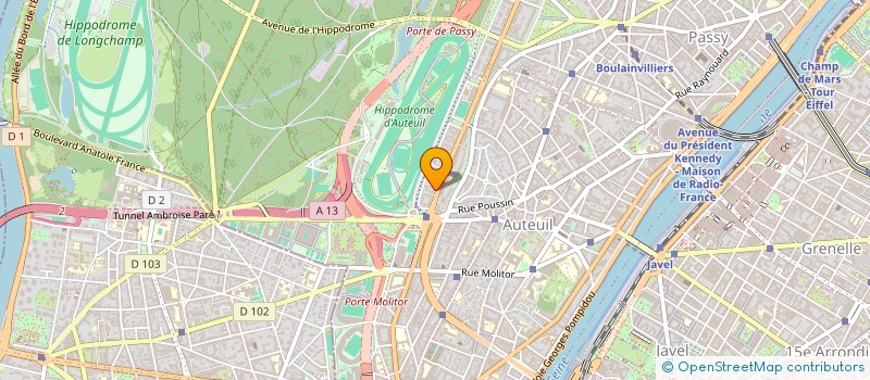 localisation de l'entreprise 2H GALERIE  PARIS