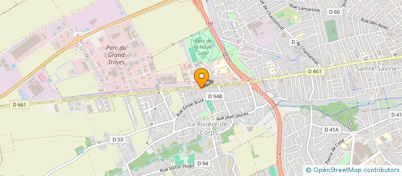 localisation de l'entreprise 2H HOLDING  LA RIVIERE-DE-CORPS