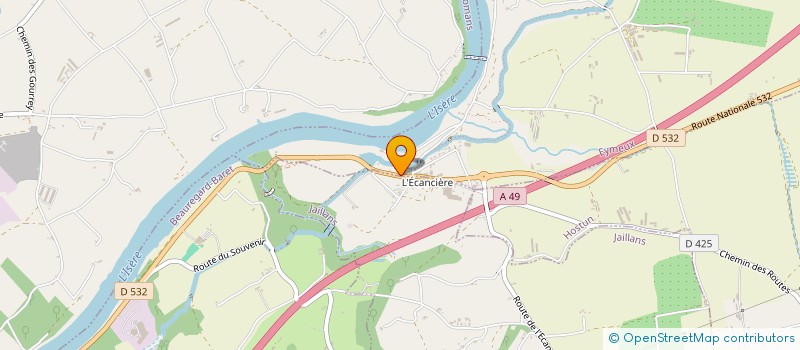 localisation de l'entreprise 2H INVEST  EYMEUX