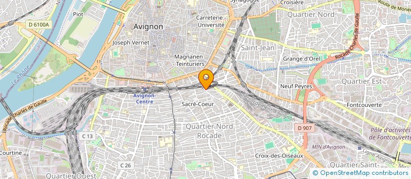 localisation de l'entreprise 2H ISOLATION  AVIGNON