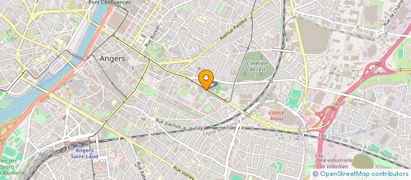 localisation de l'entreprise 2H LMNP à ANGERS