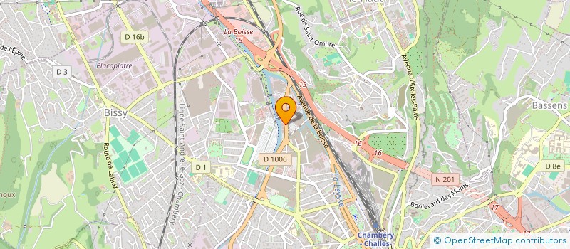 localisation de l'entreprise 2H+M à CHAMBERY