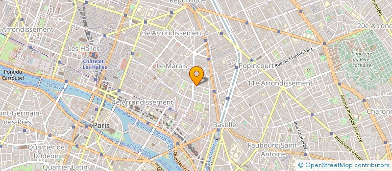 localisation de l'entreprise 2H PARTICIPATIONS  PARIS