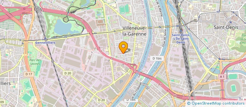 localisation de l'entreprise 2H ROAD COMPANY à VILLENEUVE-LA-GARENNE