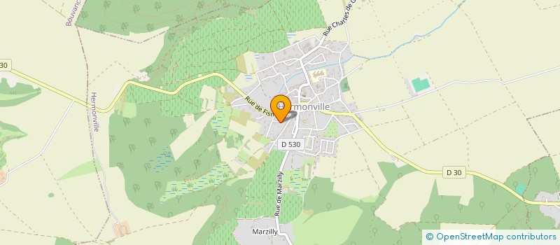 localisation de l'entreprise 2H SC  HERMONVILLE