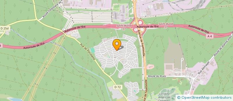 localisation de l'entreprise 2H SERVICES  ST AVOLD