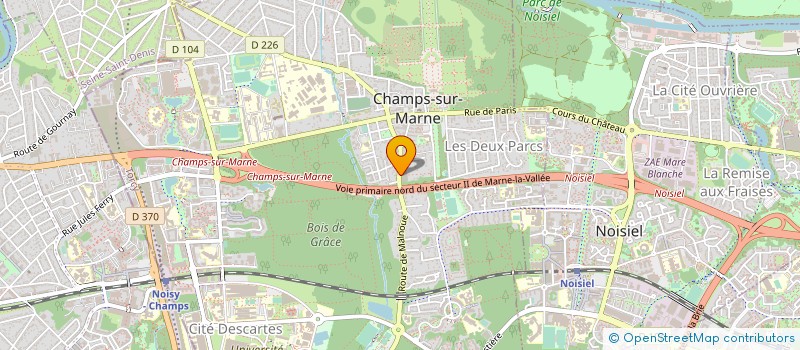 localisation de l'entreprise 2H WORLDWIDE à CHAMPS-SUR-MARNE