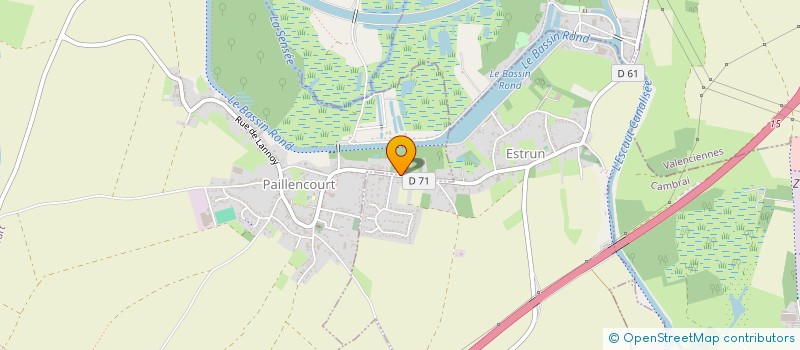 localisation de l'entreprise 2HA  PAILLENCOURT