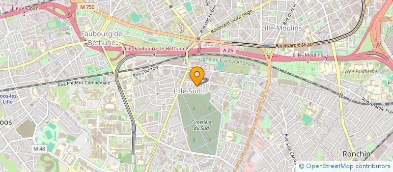localisation de l'entreprise 2HC à LILLE
