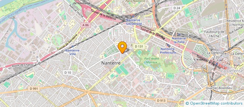 localisation de l'entreprise 2HCOM PLUS à NANTERRE