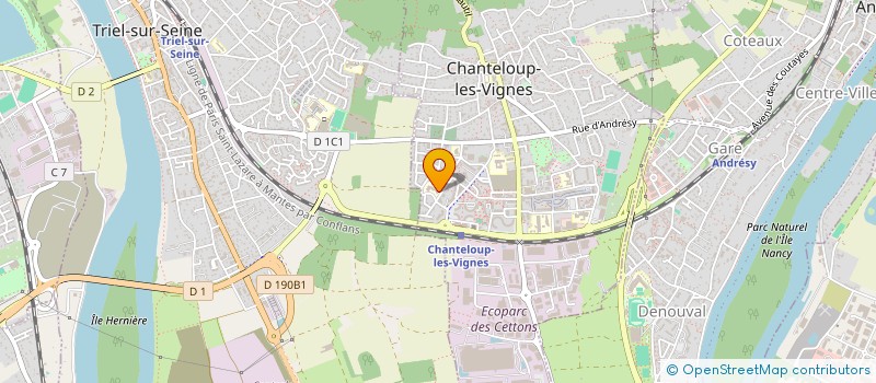 localisation de l'entreprise 2HIMO  CHANTELOUP-LES-VIGNES