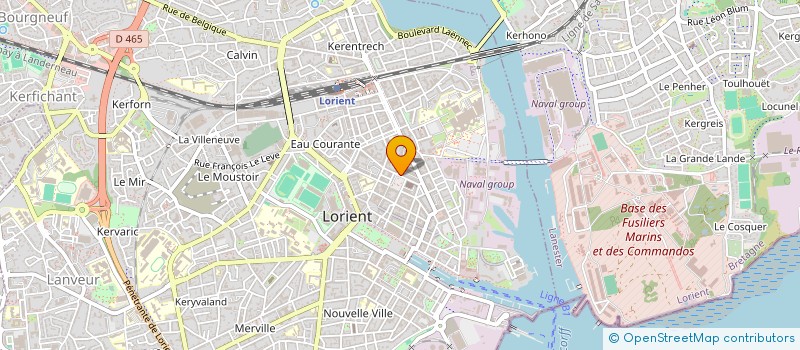 localisation de l'entreprise 2HL à LORIENT