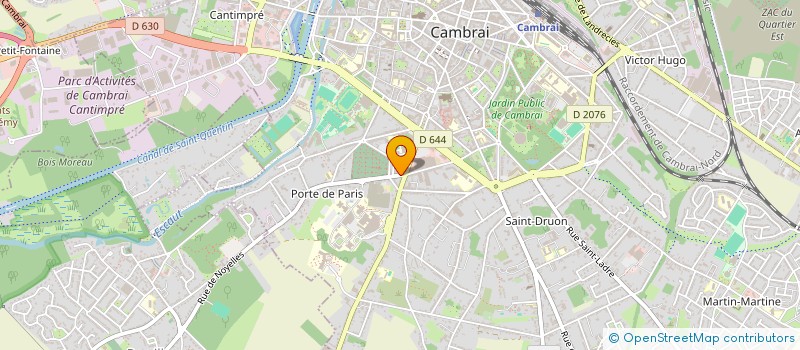 localisation de l'entreprise 2HM à CAMBRAI