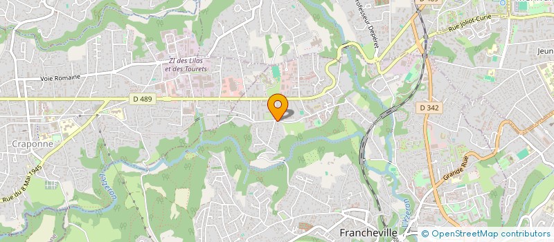 localisation de l'entreprise 2HMB  FRANCHEVILLE