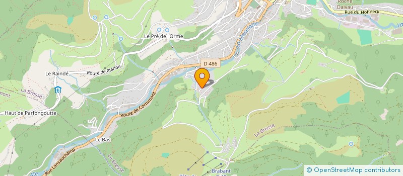 localisation de l'entreprise 2HP  LA BRESSE