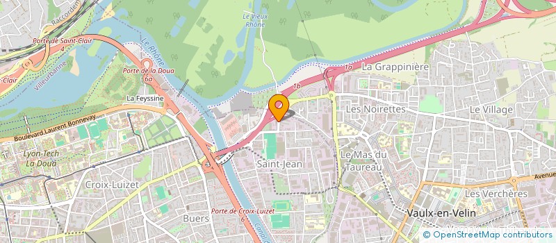 localisation de l'entreprise 2HPAINS  VAULX-EN-VELIN