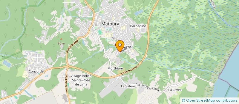 localisation de l'entreprise 2HV CONSTRUCTION  MATOURY