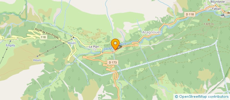 localisation de l'entreprise 2HWL  ARAGNOUET