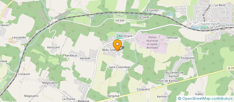 localisation de l'entreprise 2HY  SAINT-NOLFF