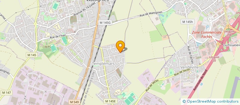 localisation de l'entreprise 2I DEVELOPPEMENT  TEMPLEMARS