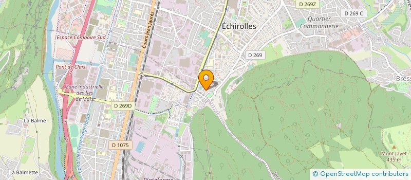 localisation de l'entreprise 2I PROCESS à ECHIROLLES