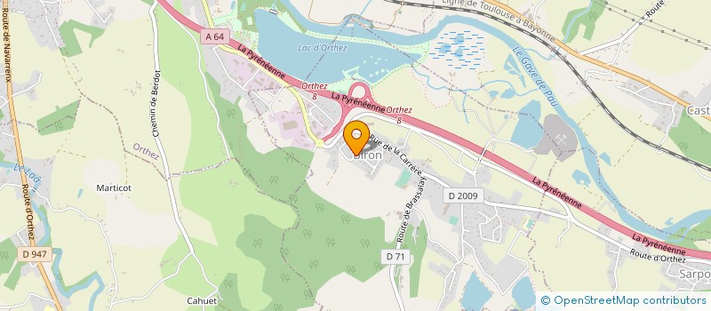 localisation de l'entreprise 2IATS à ORTHEZ
