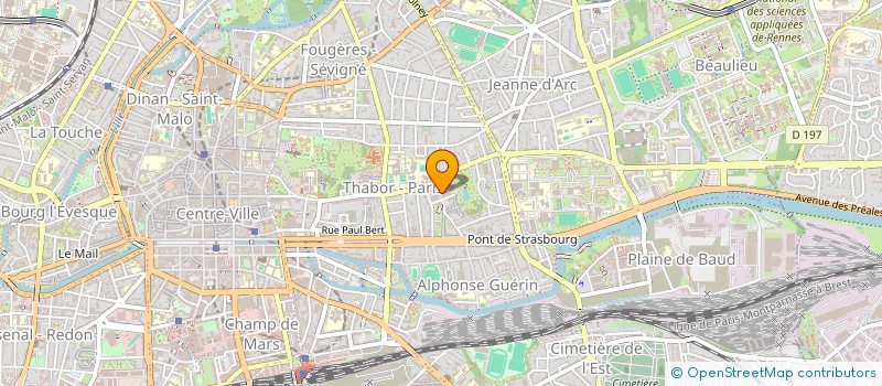 localisation de l'entreprise 2IB  RENNES