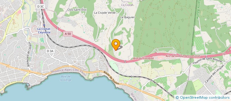 localisation de l'entreprise 2IBG  LA CIOTAT