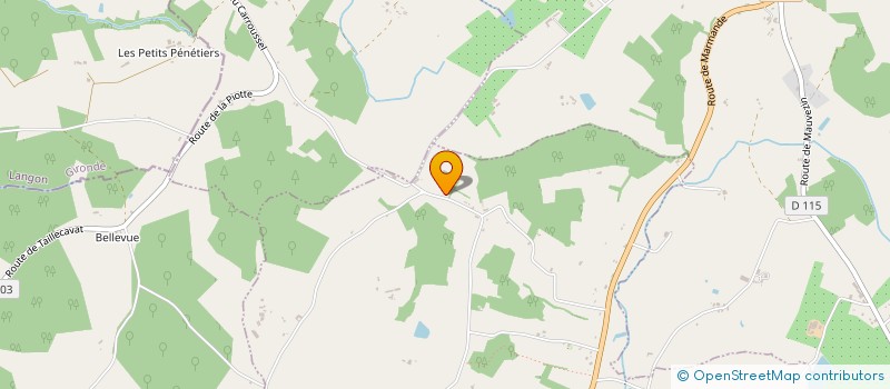 localisation de l'entreprise 2ICAJESBEN  CAUBON-SAINT-SAUVEUR