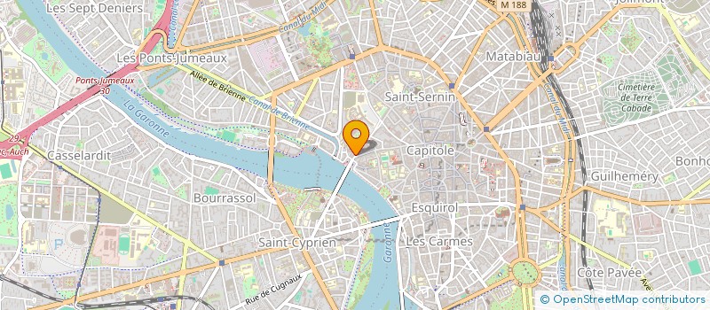 localisation de l'entreprise 2ICS  TOULOUSE