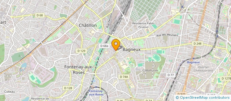 localisation de l'entreprise 2IFOOD  BAGNEUX