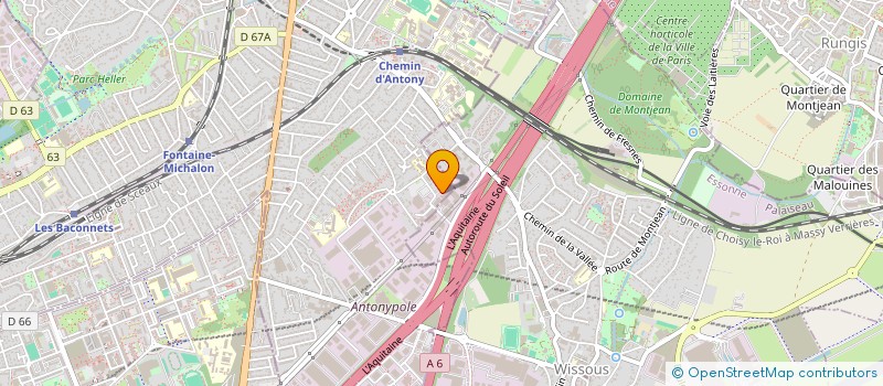 localisation de l'entreprise 2IG à ANTONY