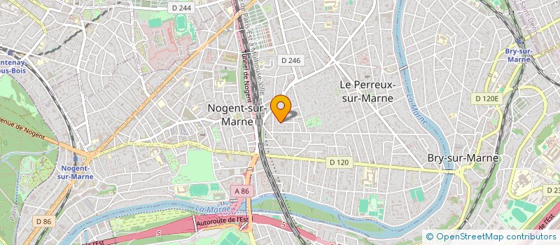 localisation de l'entreprise 2IJF  LE PERREUX-SUR-MARNE